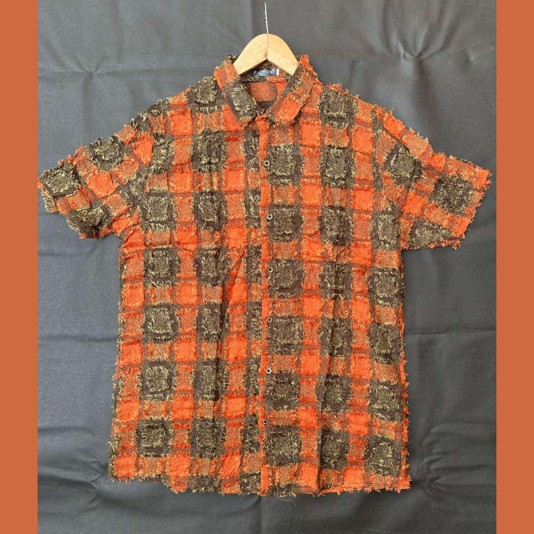 Chemise en tissu texturé pour un style unique et tendance