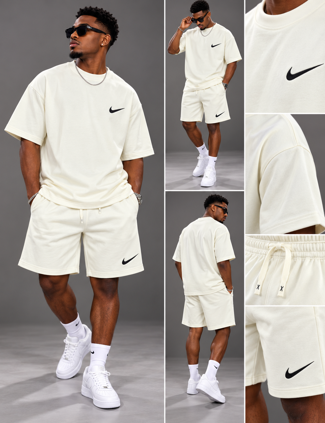 Ensemble Homme 2 Pièces T-shirt & Short – Style Casual Chic