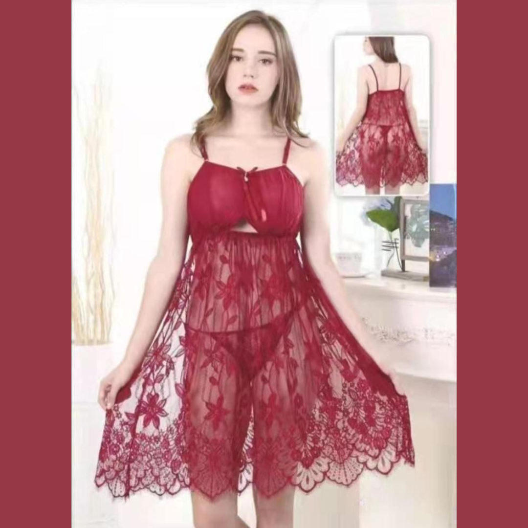 Élégance en Dentelle Rouge : Lingerie Glamour et Sensuelle