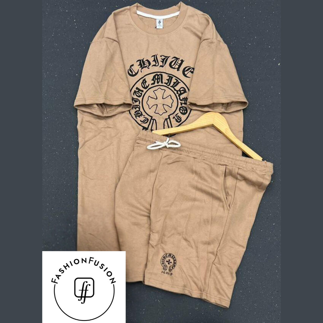 Ensemble Tendance avec Imprimé Unique et Short Confort