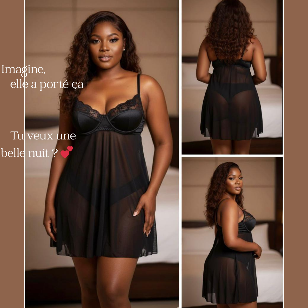 👉 Nuisette Élégance Noire – L’Art d’être irrésistible