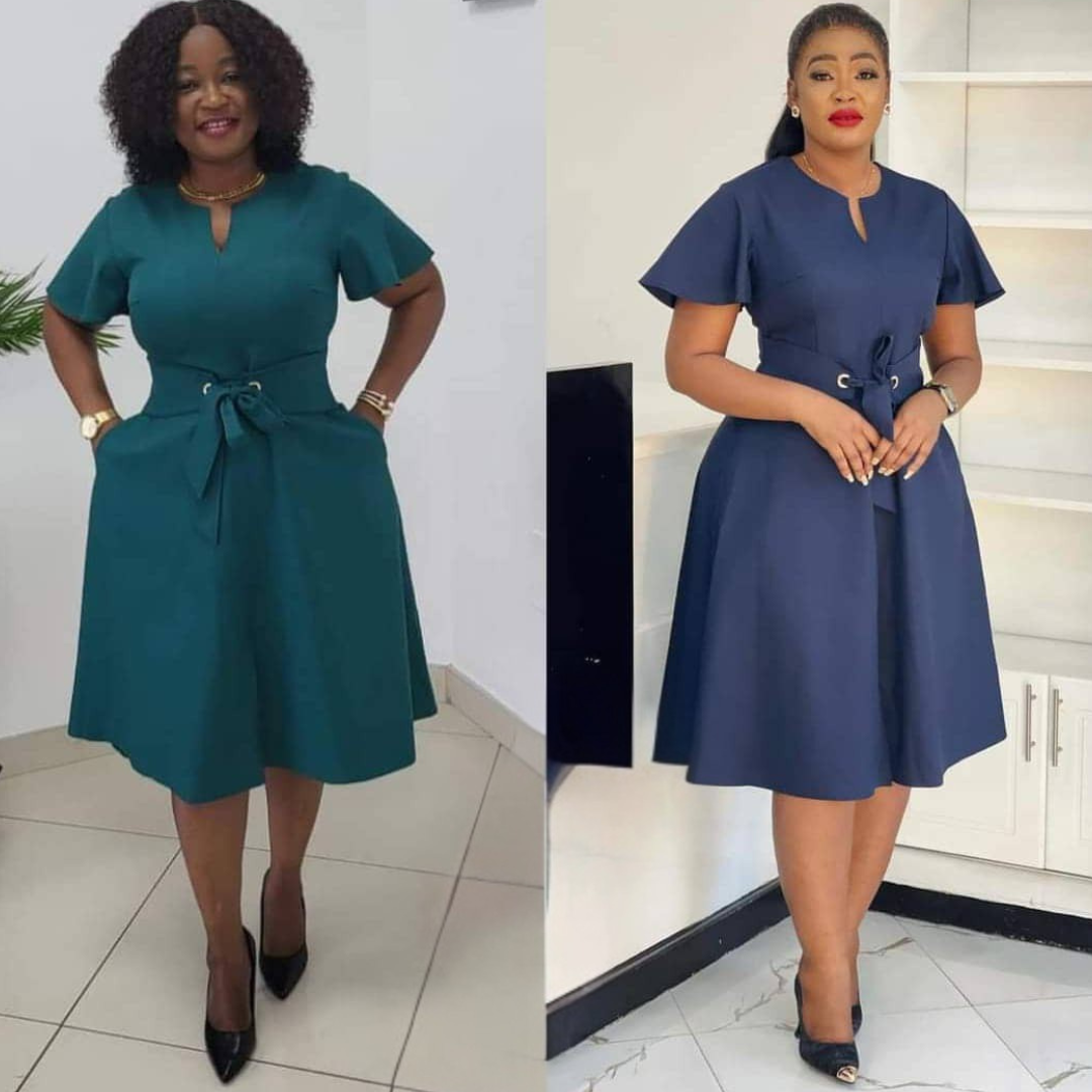Robe Évasée Élégance – Confort et Style au Quotidien