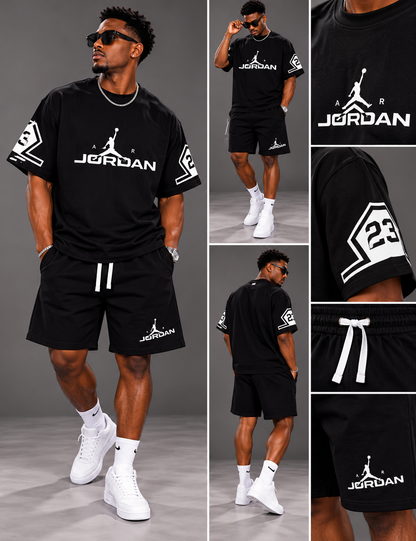 Ensemble Homme 2 Pièces T-shirt Oversize & Short – Style Urbain Chic