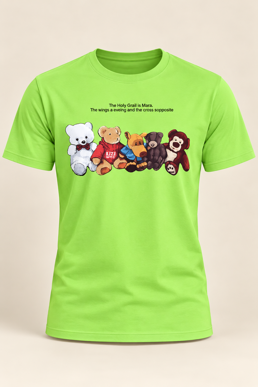 T-shirt imprimé peluches, vue d'ensemble