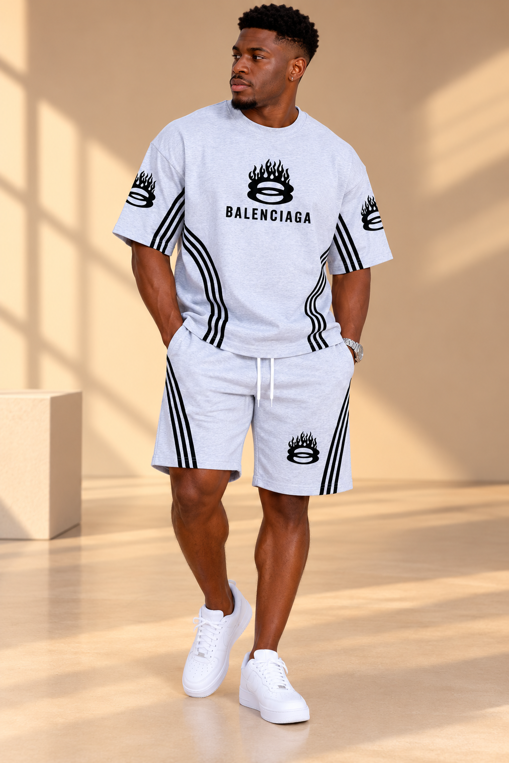 Ensemble Streetwear Détails Graphiques