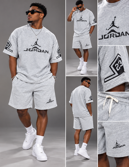 Ensemble Homme 2 Pièces T-shirt Oversize & Short – Style Urbain Chic