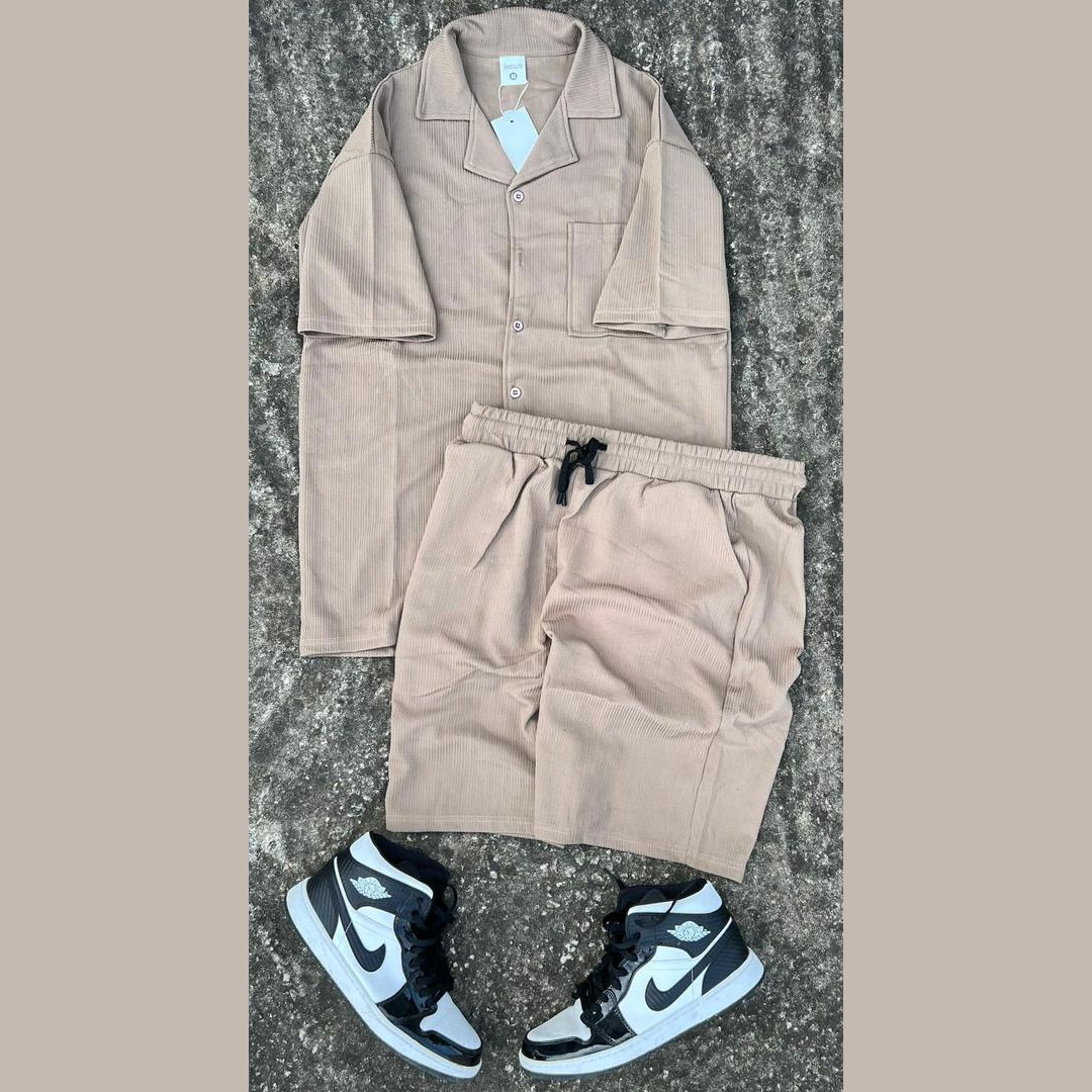 Ensemble Chemise & Short Unisexe – Élégance et Confort en Couleurs Variées