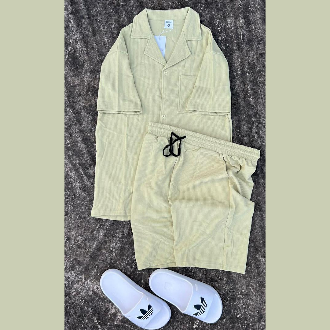 Ensemble Chemise & Short Unisexe – Élégance et Confort en Couleurs Variées