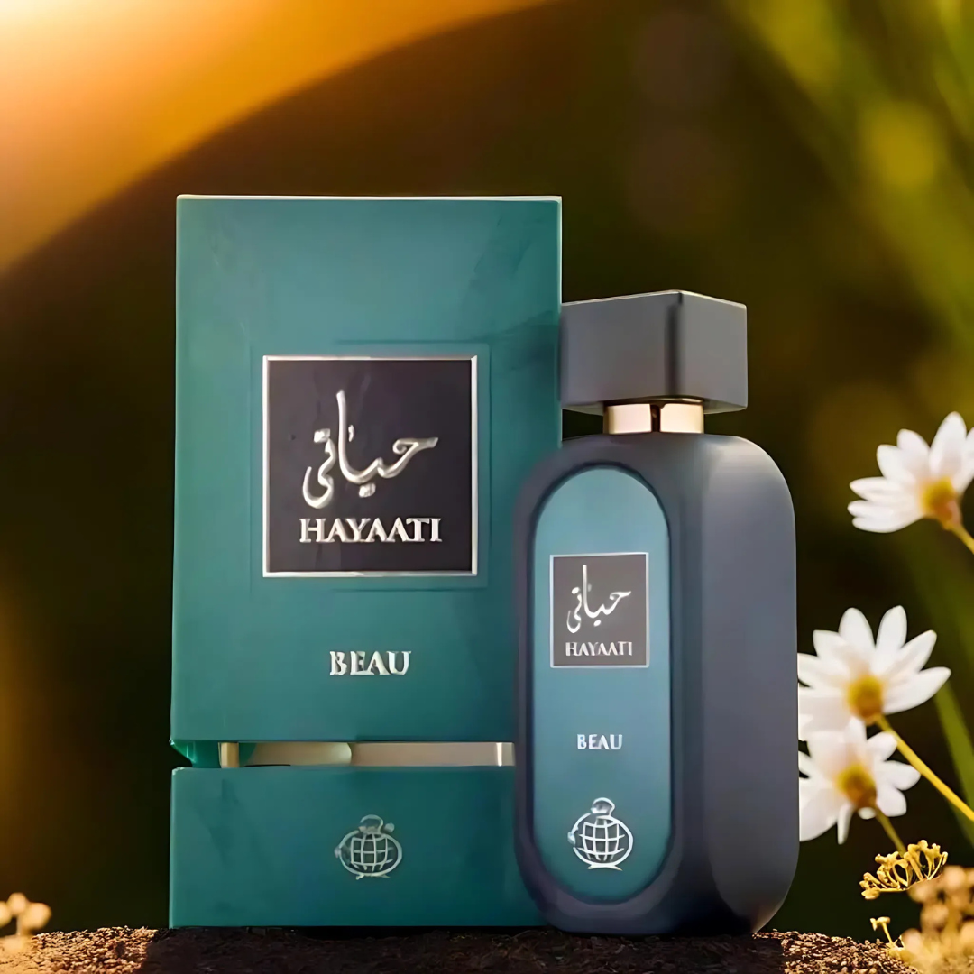🌿 Hayaati Beau – Eau de Parfum masculine boisée & fraîche, éclat irrésistible au quotidien