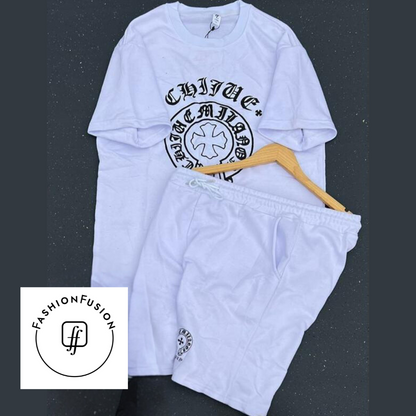 Ensemble Tendance avec Imprimé Unique et Short Confort