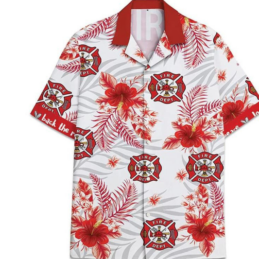 Chemise à motif fleur