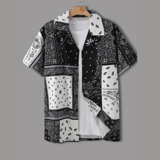 Chemise à imprimé bandana