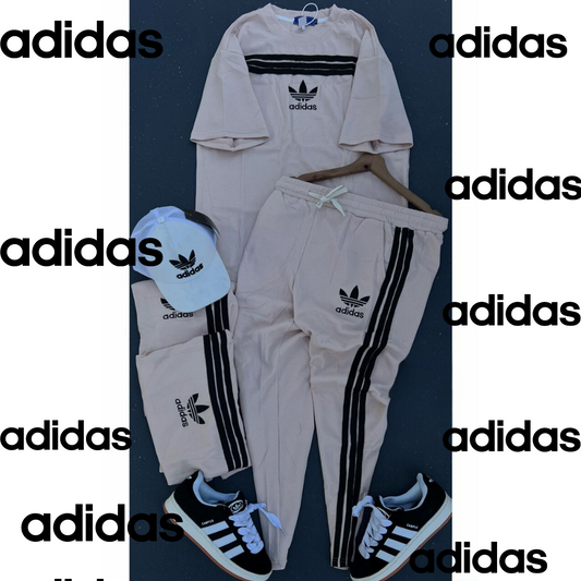 Ensemble Adidas Classique : T-shirt et Pantalon Jogging pour un Style Sportif Élégant