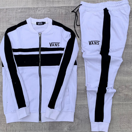 Ensemble VANS - Veste et Pantalon Blanc