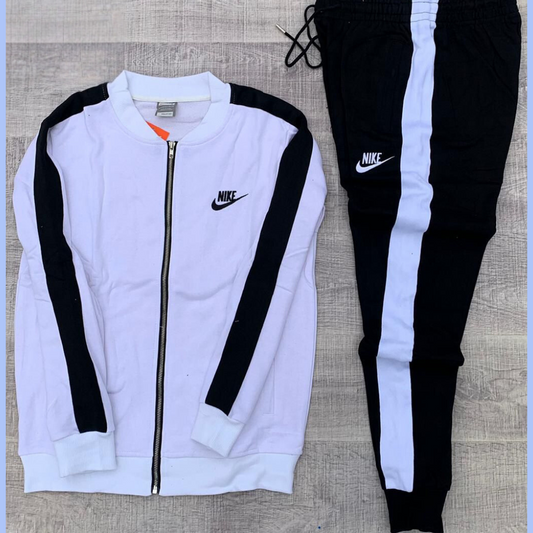 Ensemble Nike - Veste et Pantalon Blanc et Noir
