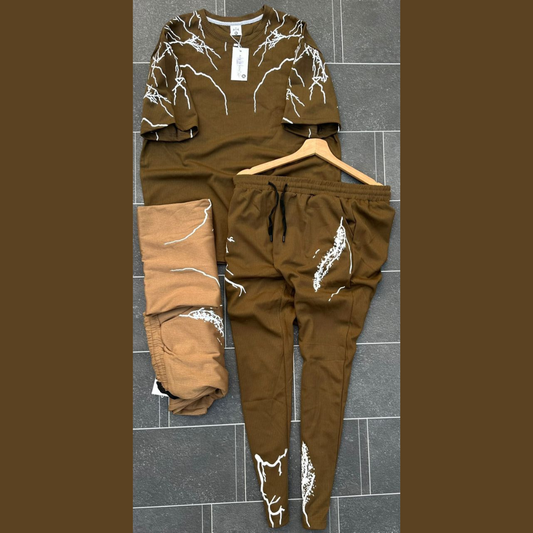 Duo d’Élégance : Haut et Pantalon Jogging pour un Style Raffiné