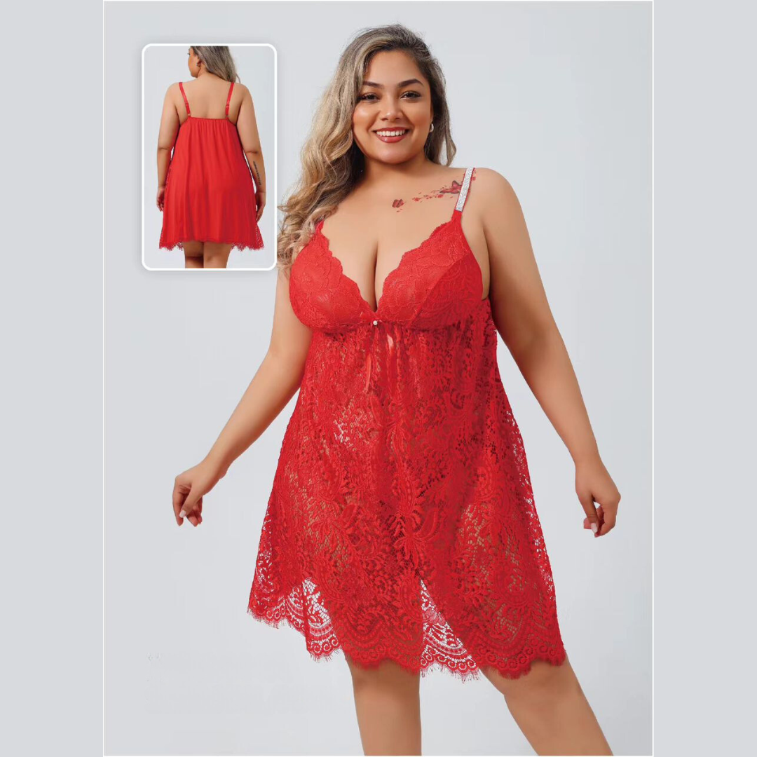 Robe de Nuit en Dentelle Élégante