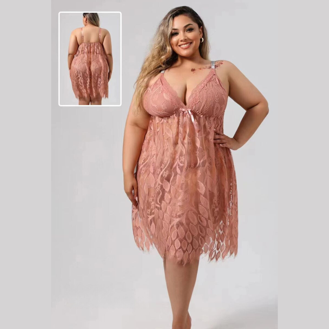 Robe de Nuit en Dentelle Élégante