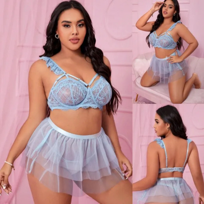 ✨ Ensemble Lingerie Féminité Céleste – Osez l'élégance et la séduction ! ✨