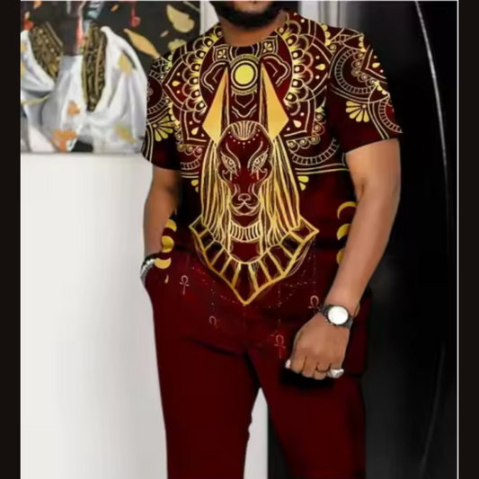 Élégance Royale : Adoptez le Style Majestueux avec Notre Ensemble Lion Égyptien
