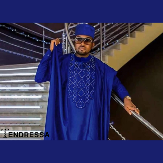 Ensemble 3 Pièces Homme – Boubou, Chemise & Pantalon | Élégance et Tradition