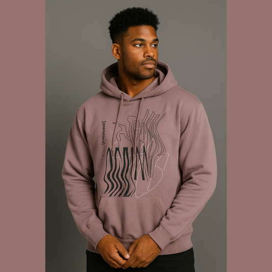 Hoodie “Impression Abstraite” – L’art qui se porte