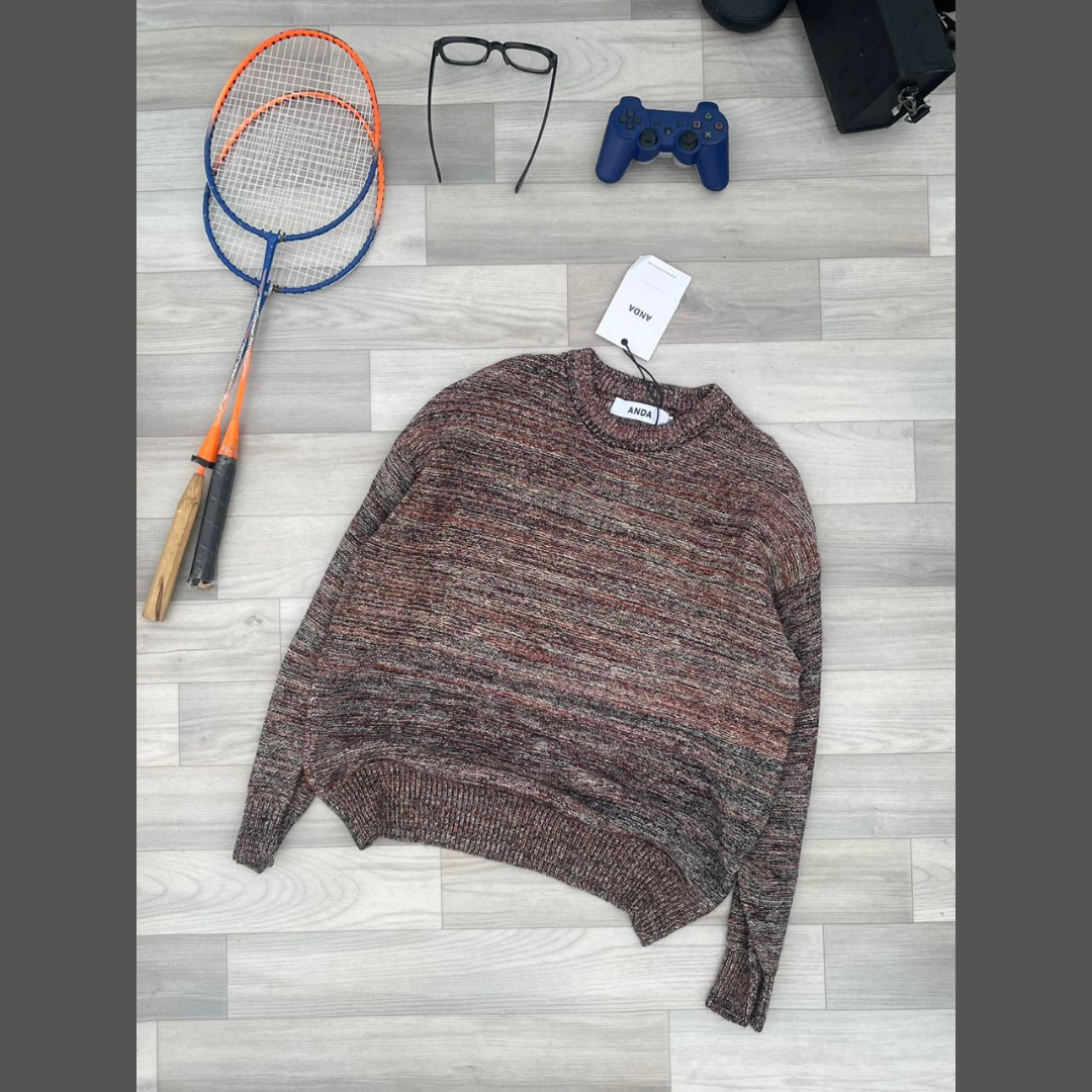 🍂 Pull “Rust Touch” — L’Élégance Naturelle du Confort