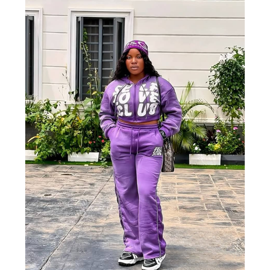 Ensemble Streetwear Violet – Confort, Style & Confiance Assurée