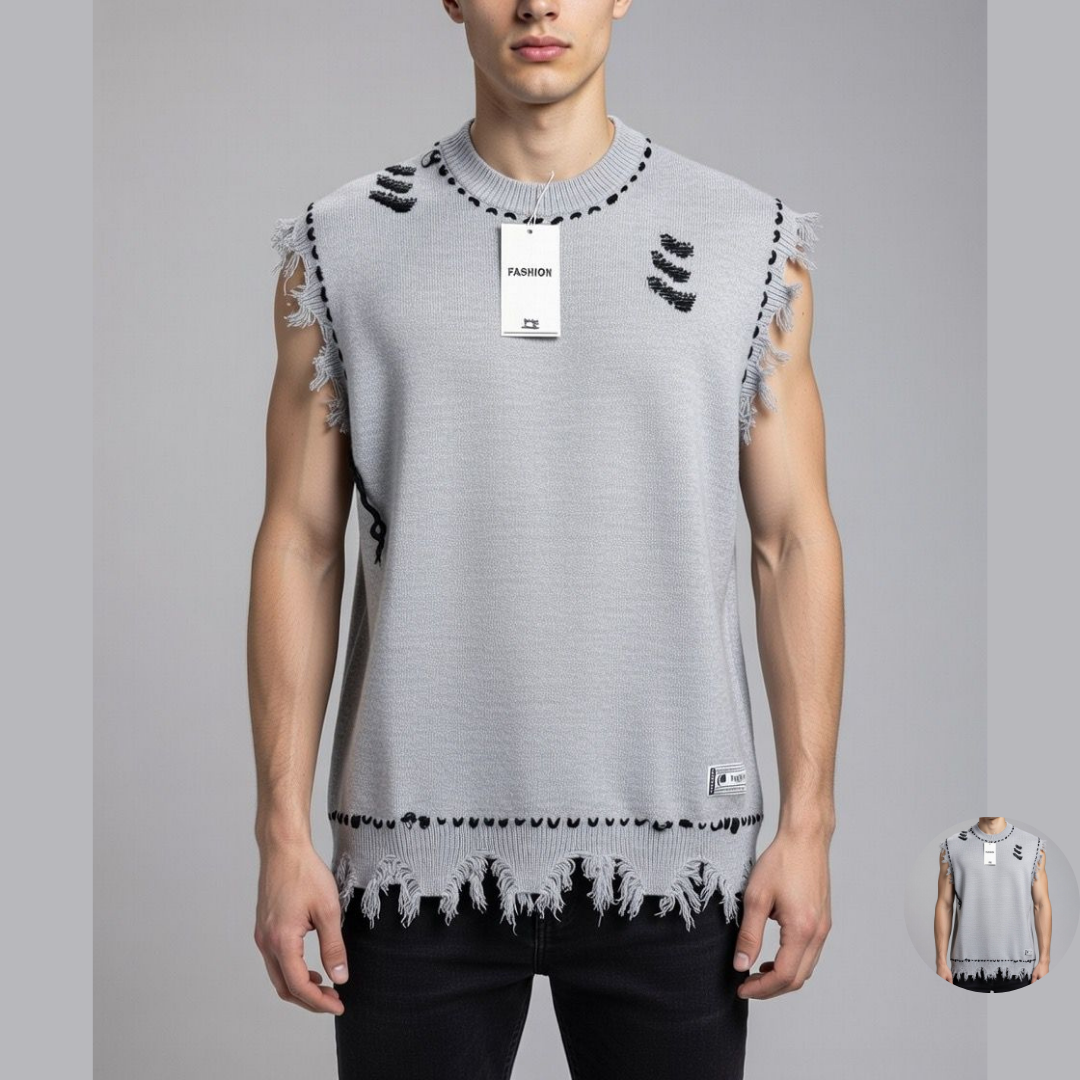 Pull Sans Manches Destroy – Esprit Rebel Moderne