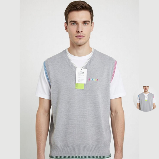 Pull Sans Manches Gris Premium – Minimalisme Moderne