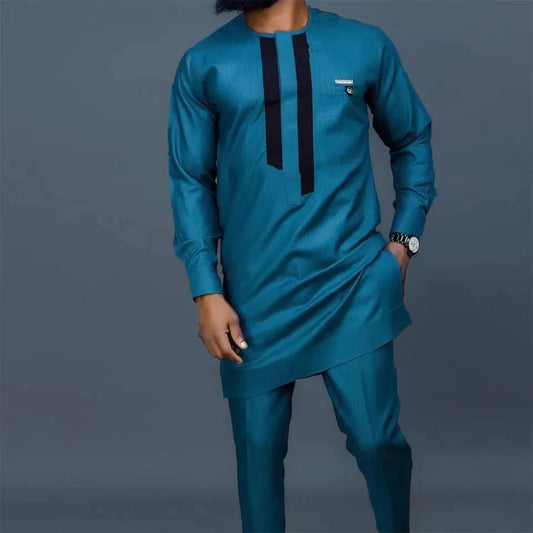 TUNIQUE HOMME 2 PIÈCES : L'ENSEMBLE PARFAIT POUR UNE TENUE ÉLÉGANTE ET CONFORTABLE