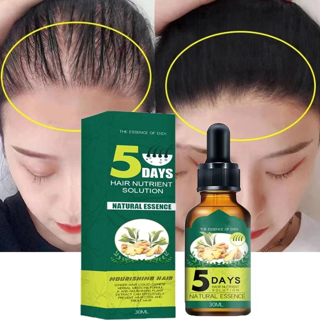 ✨ Sérum Repousse Cheveux 5 Days – Solution Naturelle Anti-Chute & Densité Renforcée