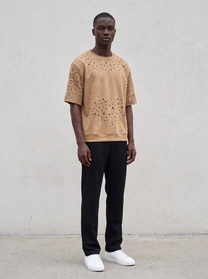 Ensemble Homme - T-shirt et Pantalon, Étoiles Perforées