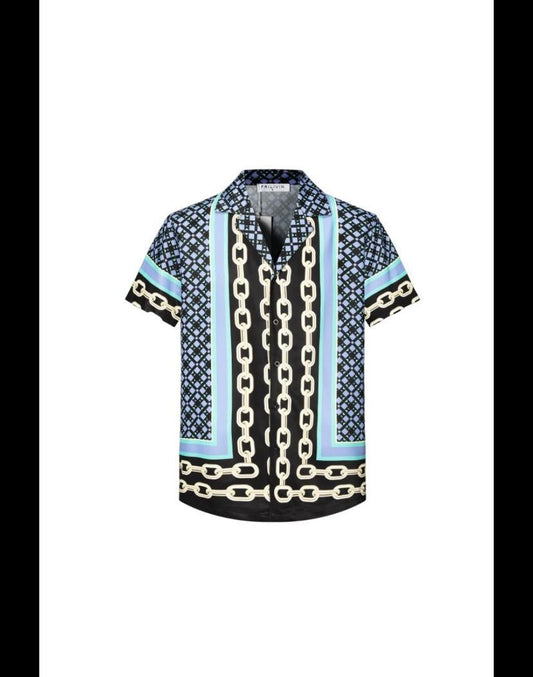 Chemise à Motifs Géométriques - Style et Confiance