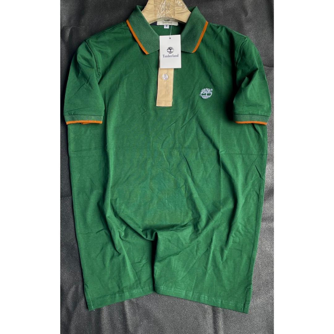 Polo Vert avec Bordures Orange - Timberland