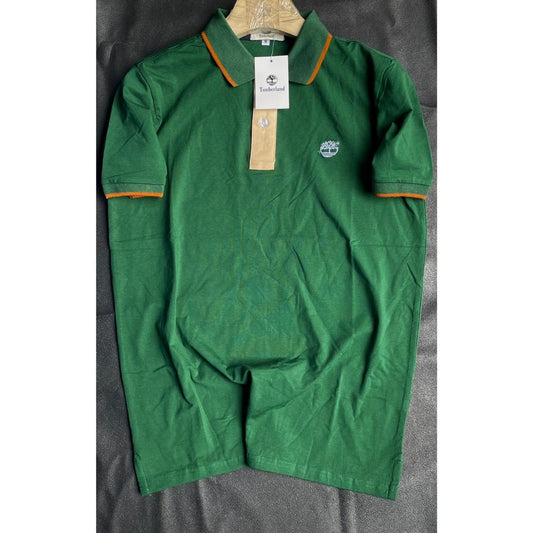 Polo Vert avec Bordures Orange - Timberland