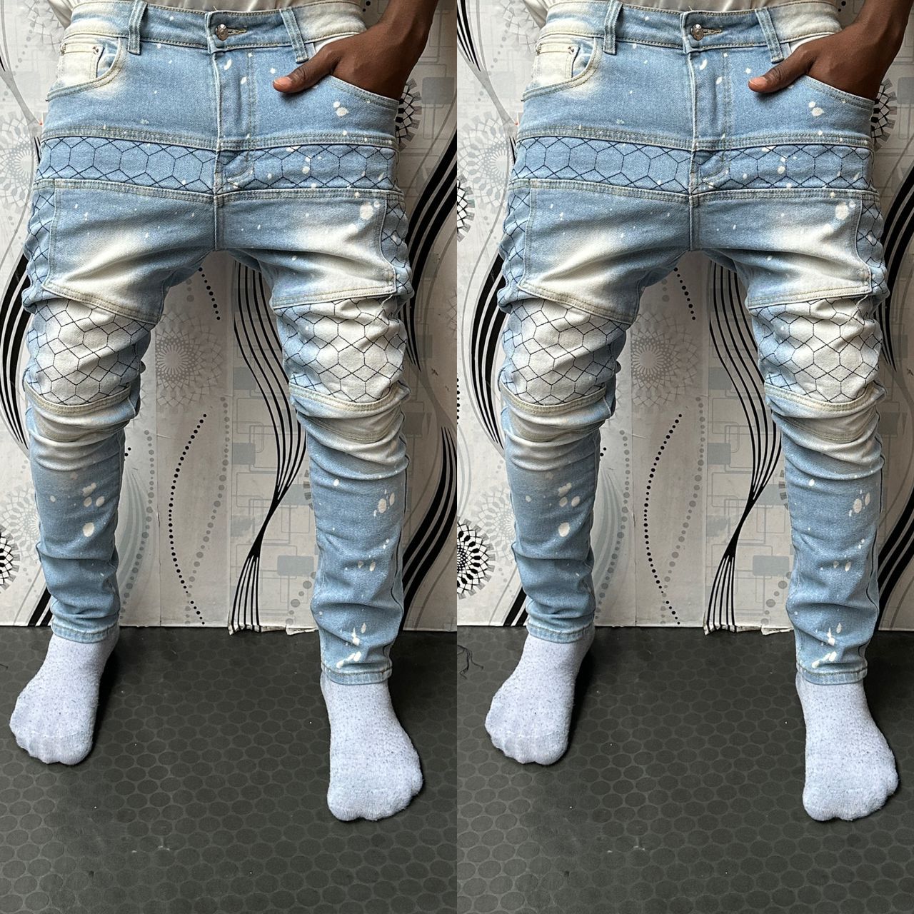 Jean Bleu Délavé : Tendance Audacieuse pour un Style Unique