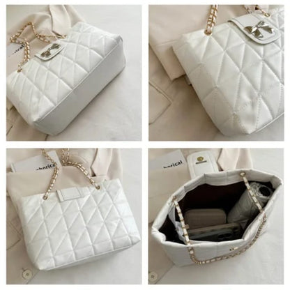 Sac à Main Élégant avec Chaîne et Nœud Décoratif