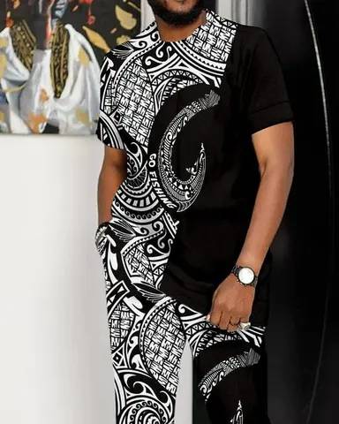 Tunique Élégant et Moderne en Noir et Blanc - Parfait pour Toutes les Occasions