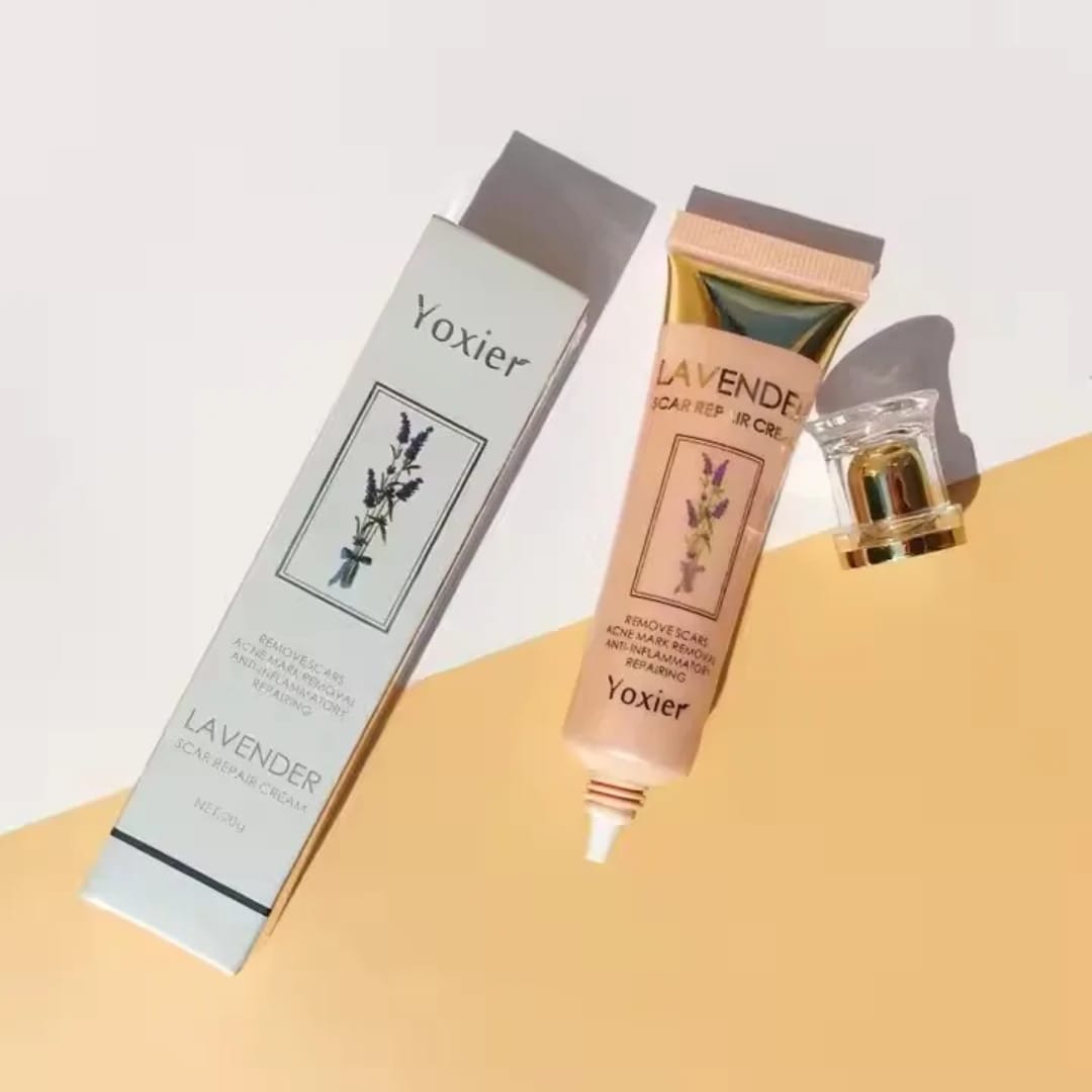 Crème Réparatrice Lavande – Atténue les Cicatrices & Marques pour une Peau Visiblement Plus Lisse