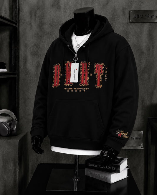 Sweat zippé noir Dark Harvest