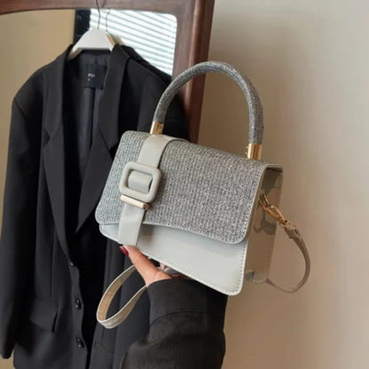 Sac à Main Structuré avec Boucle Rectangulaire