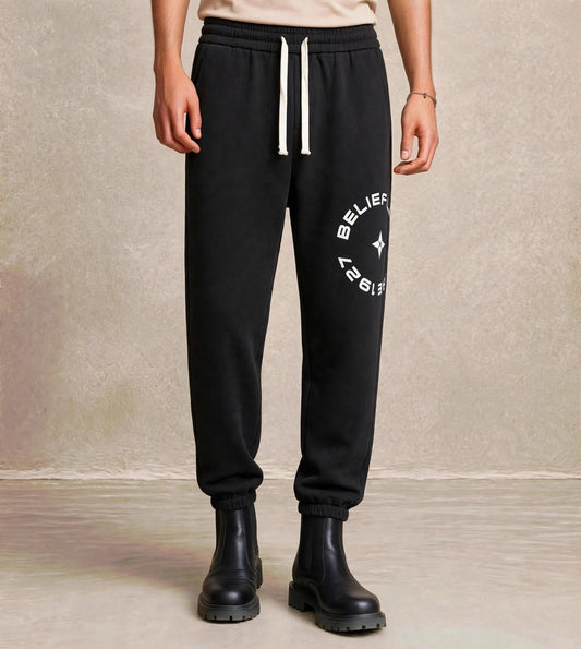 Pantalon jogging noir Belief 1927 — Tendressa