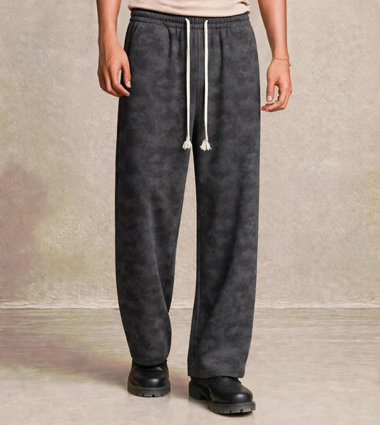 Pantalon jogging gris anthracite délavé — Tendressa