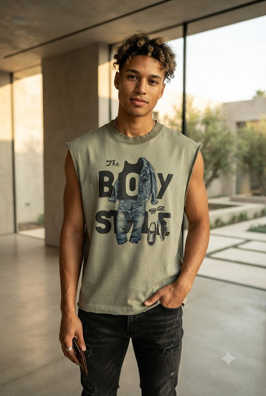T-shirt The Boy Style Sans Manche Tendressa