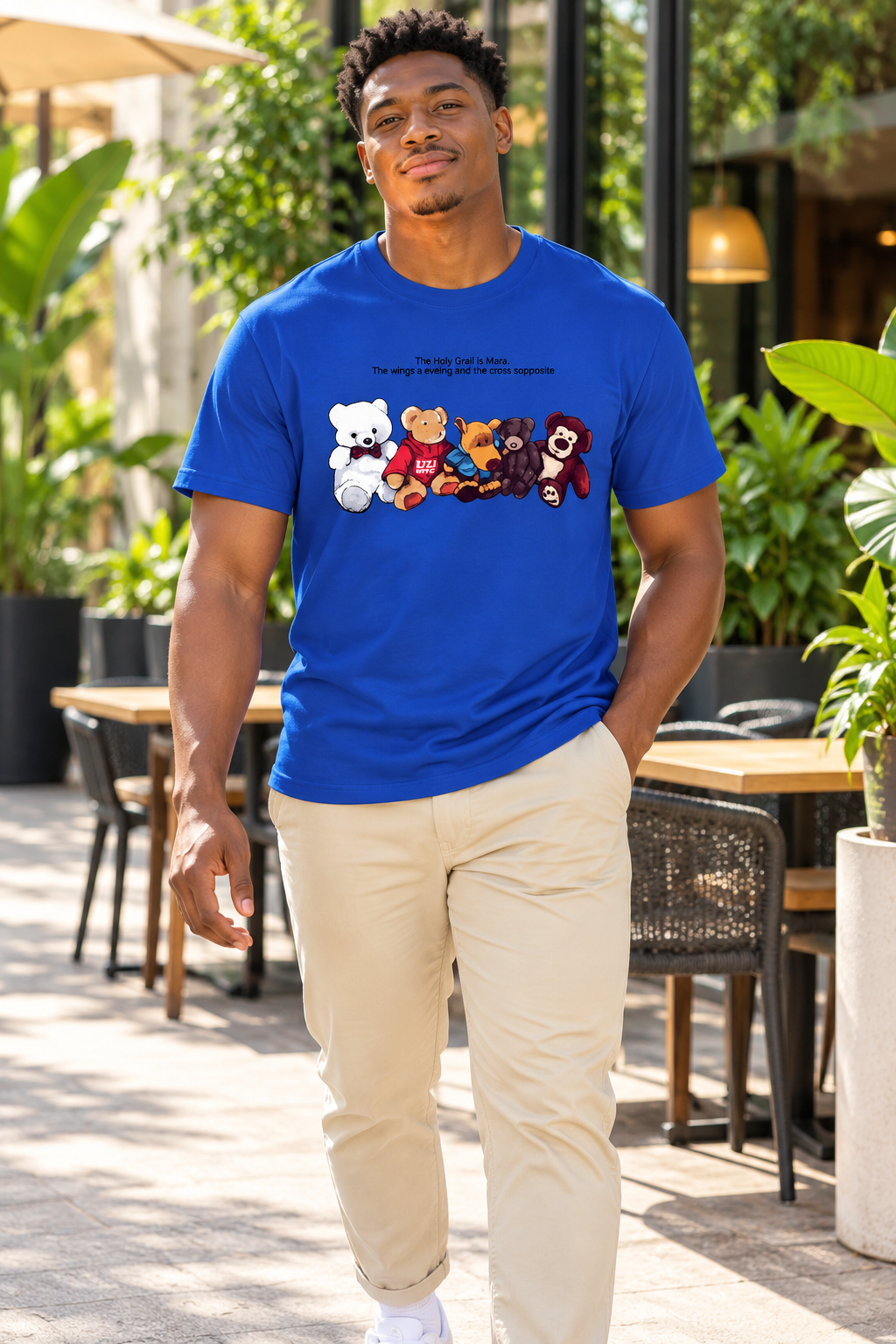 T-shirt imprimé peluches, coupe classique