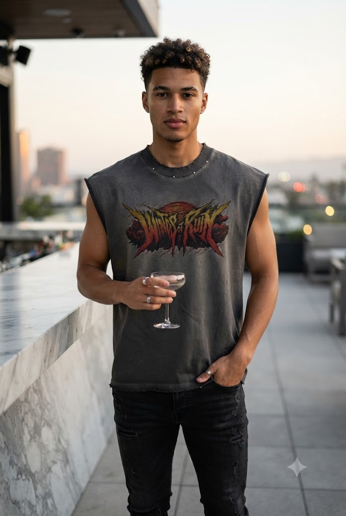 T-shirt Winds of Ruin Sans Manche Tendressa