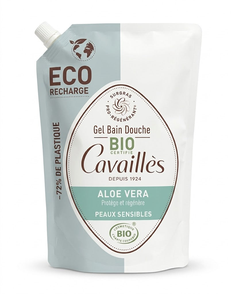 Gel douche bio aloe vera éco-recharge 1L - Vue 2