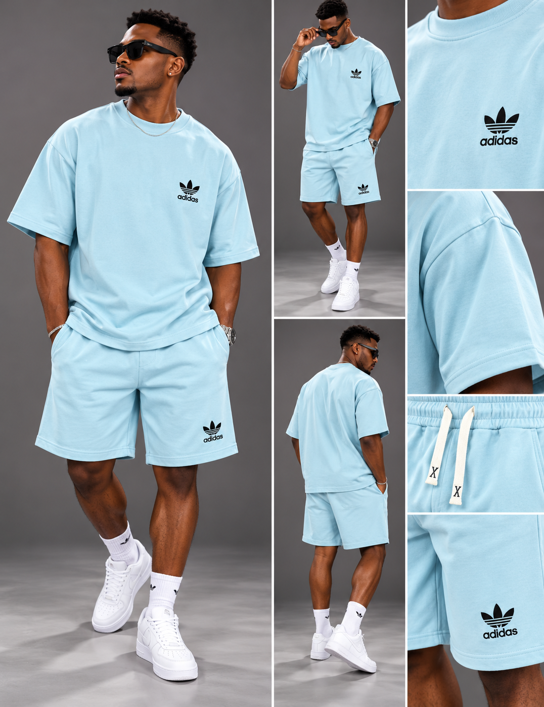 Ensemble Homme 2 Pièces T-shirt & Short – Look Casual Tendance