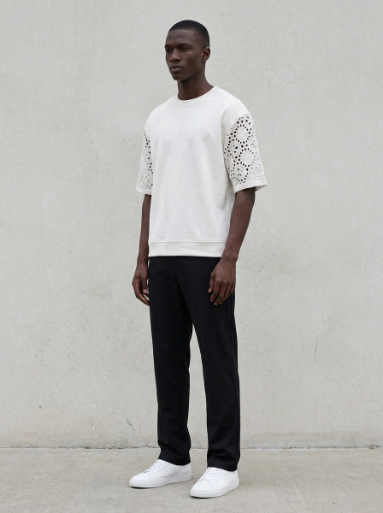 Piece de l ensemble blanc portee separement